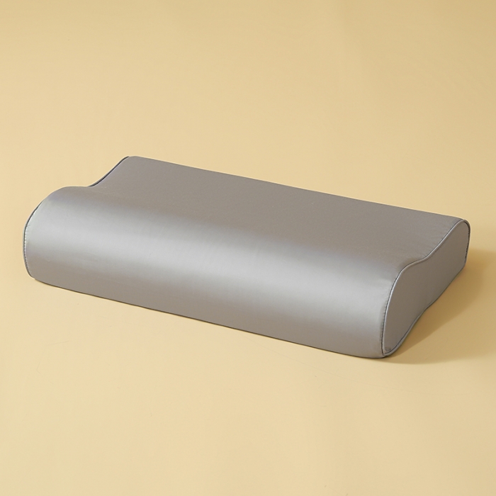 91家纺网 家纺一手货源 找家纺 良佐 2023新款100支长绒棉纯色乳胶枕枕套 象牙灰