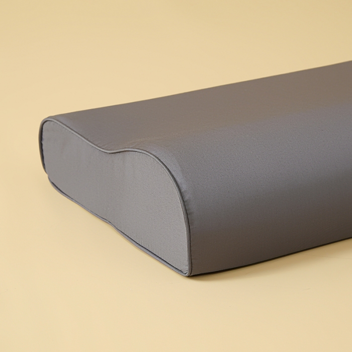 91家纺网 家纺一手货源 找家纺 良佐 2023新款100支长绒棉纯色乳胶枕枕套 柏林灰