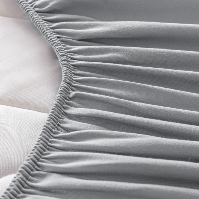 91家纺网 家纺一手货源 找家纺 鑫钰 2023新款亲肤棉夹棉新疆棉花床笠床罩床垫保护垫 棉朵-雅致灰