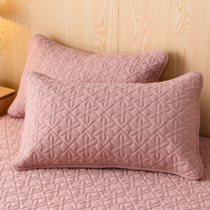 91家纺网 家纺一手货源 找家纺 鑫钰 2023新款防水隔尿水洗全棉夹棉棉花床笠床垫保护套床套罩 大风车-豆沙