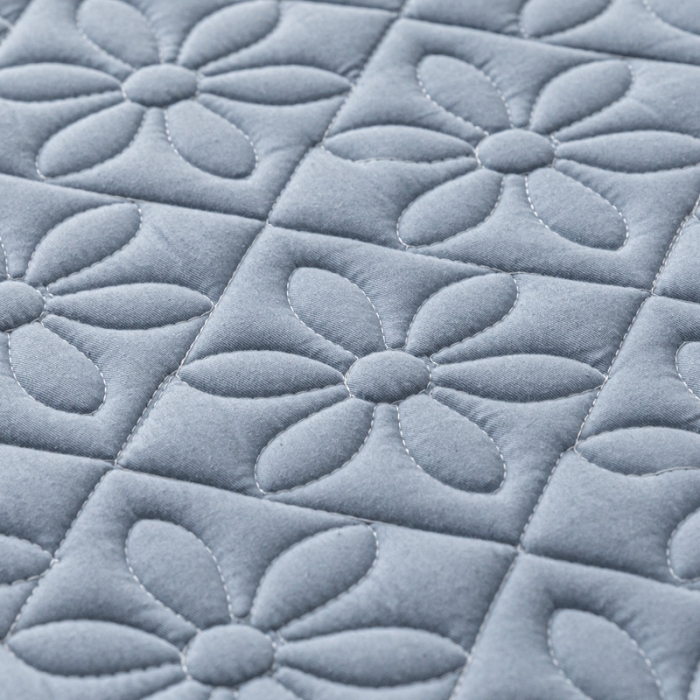 91家纺网 家纺一手货源 找家纺 鑫钰 2023新款防水隔尿水洗全棉夹棉棉花床笠床垫保护套床套罩 大风车-湖蓝