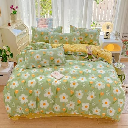 91家纺网 家纺一手货源 找家纺 （总）文黛 2025新款植物羊绒-单被套场景一