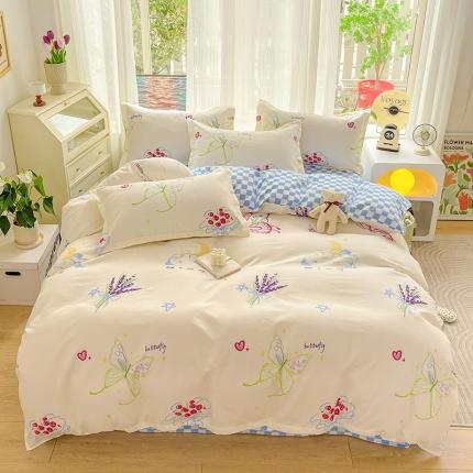 91家纺网 家纺一手货源 找家纺 （总）文黛 2025新款植物羊绒-单被套场景一