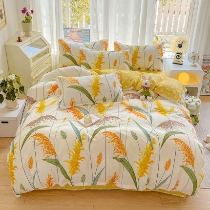 91家纺网 家纺一手货源 找家纺 （总）文黛 2025新款植物羊绒-单被套场景一