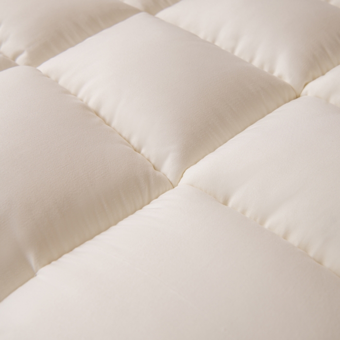 91家纺网 家纺一手货源 找家纺 梦舒羽 2025新款学生床垫宿舍单人垫被双人褥垫 米白色-亲肤床垫