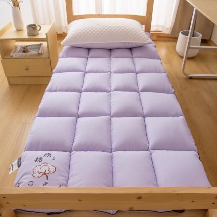 梦舒羽 2024新款学生床垫宿舍单人垫被双人褥垫 优雅紫-亲肤床垫