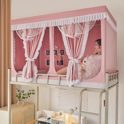 91家纺网 家纺一手货源 找家纺 （总）迪凡保罗蚊帐 2023新款2321多开门涂银强遮光学生蚊帐