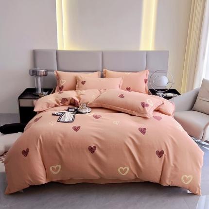 91家纺网 家纺一手货源 找家纺 总名优家纺 2023新款全棉生态加厚磨毛四件套单品系列（支持一件定制）