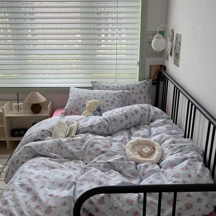 91家纺网 家纺一手货源 找家纺 （总）昔可 2023新款全棉卡通小清新四件套