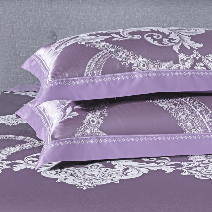 91家纺网 家纺一手货源 找家纺 天丝刺绣贡缎提花全棉四件套