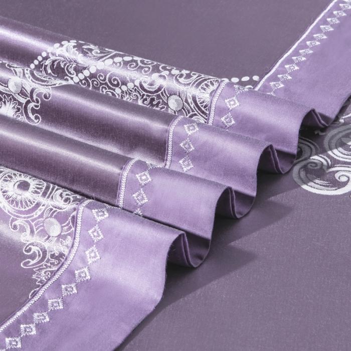 91家纺网 家纺一手货源 找家纺 天丝刺绣贡缎提花全棉四件套