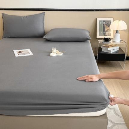 91家纺网 家纺一手货源 找家纺 （总）丽美人 2023新款40支纯色全棉床笠