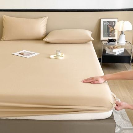 91家纺网 家纺一手货源 找家纺 （总）丽美人 2023新款40支纯色全棉床笠