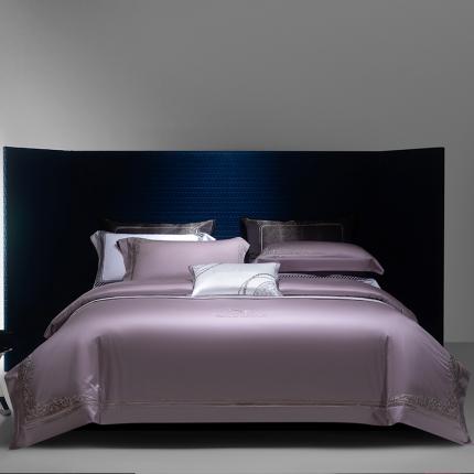 91家纺网 家纺一手货源 找家纺 （总）诗黛尔 长绒棉刺绣四件套-莫拉塔系列