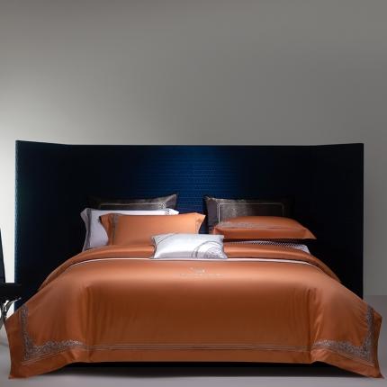 91家纺网 家纺一手货源 找家纺 （总）诗黛尔 长绒棉刺绣四件套-莫拉塔系列