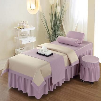 依然佳 2023新款美容床罩系列 紫色