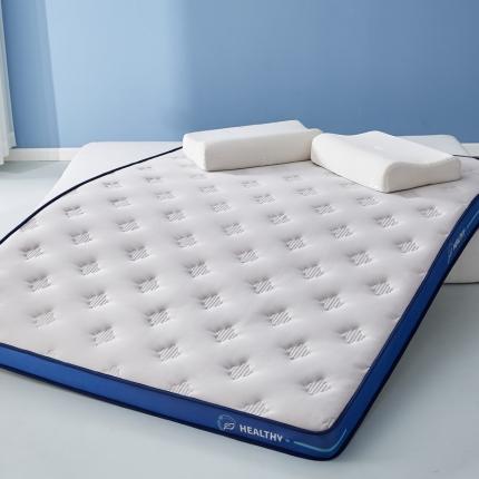 91家纺网 家纺一手货源 找家纺 迪乐妮 2023铂金棉乳胶记忆棉立体双人床垫炫彩-云朵灰