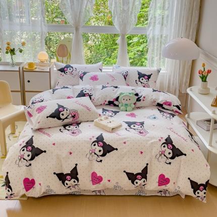 91家纺网 家纺一手货源 找家纺 (总）感遇 2023新款三丽鸥卡通四件套