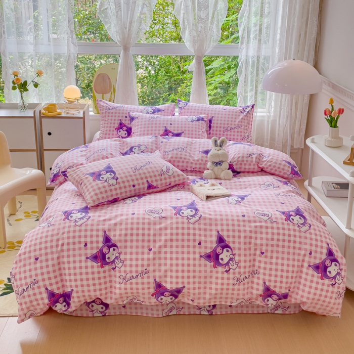 91家纺网 家纺一手货源 找家纺 (总）感遇 2023新款三丽鸥卡通四件套