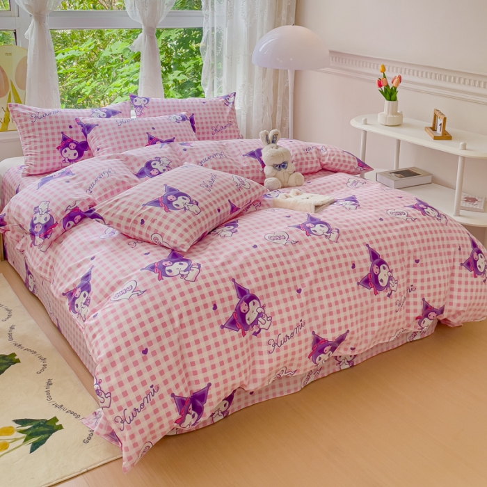 91家纺网 家纺一手货源 找家纺 (总）感遇 2023新款三丽鸥卡通四件套