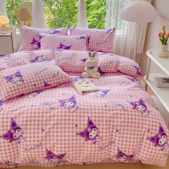 91家纺网 家纺一手货源 找家纺 (总）感遇 2023新款三丽鸥卡通四件套