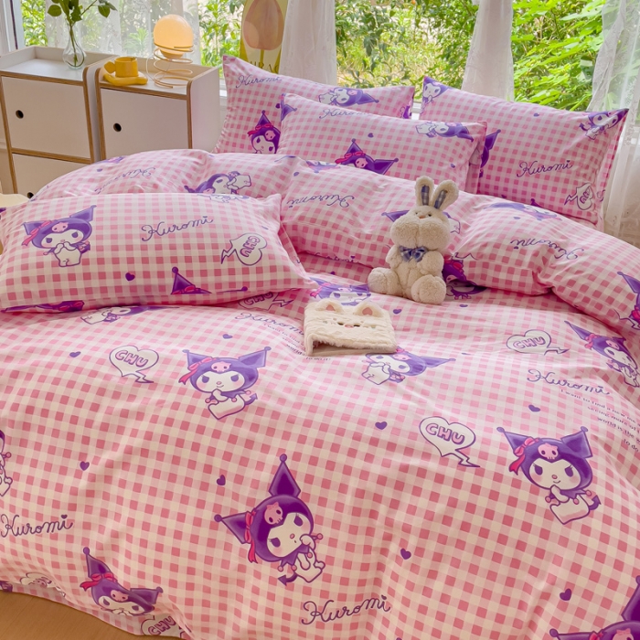 91家纺网 家纺一手货源 找家纺 (总）感遇 2023新款三丽鸥卡通四件套