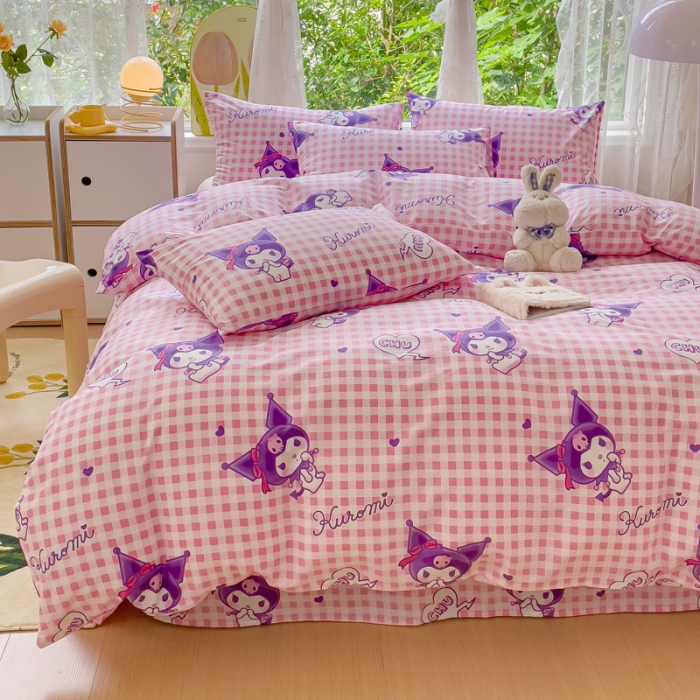 91家纺网 家纺一手货源 找家纺 (总）感遇 2023新款三丽鸥卡通四件套