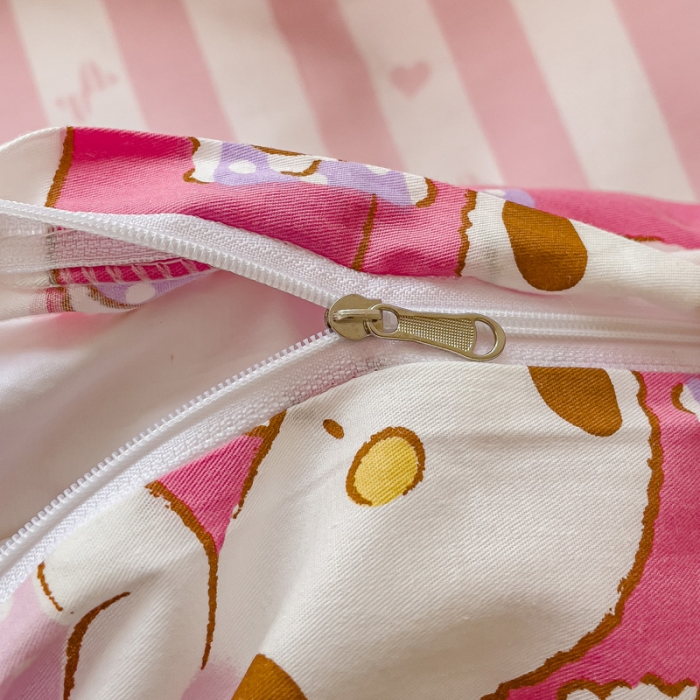 91家纺网 家纺一手货源 找家纺 感遇 2023新款三丽鸥卡通四件套 美乐蒂