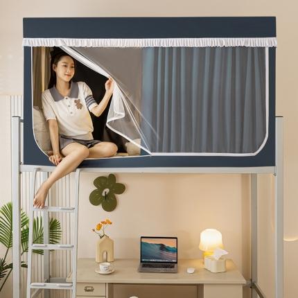 91家纺网 家纺一手货源 找家纺 （总）青竹苑 2023新款强遮光涂银公主风学生蚊帐