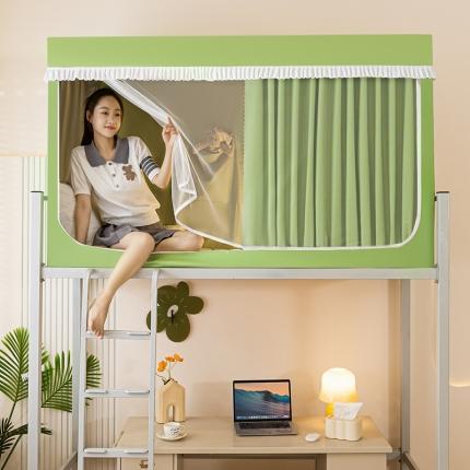 91家纺网 家纺一手货源 找家纺 （总）青竹苑 2023新款强遮光涂银公主风学生蚊帐