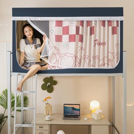 91家纺网 家纺一手货源 找家纺 （总）青竹苑 2023新款强遮光涂银公主风学生蚊帐