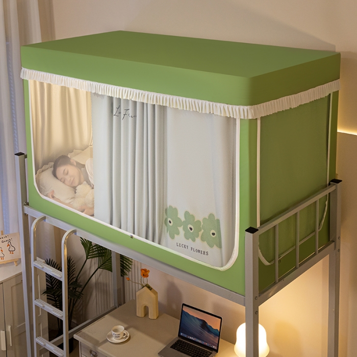 91家纺网 家纺一手货源 找家纺 （总）青竹苑 2023新款强遮光涂银公主风学生蚊帐