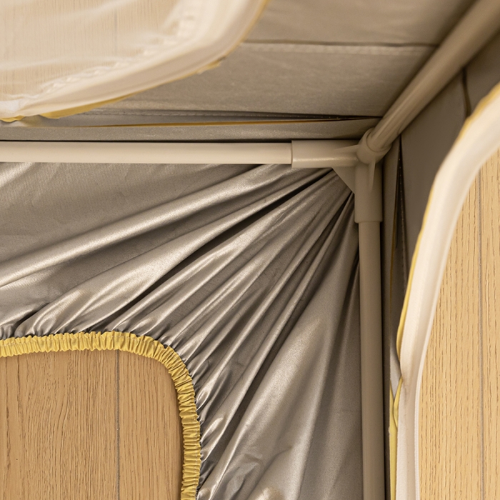 91家纺网 家纺一手货源 找家纺 青竹苑 2023新款强遮光涂银公主风学生蚊帐 动物派对