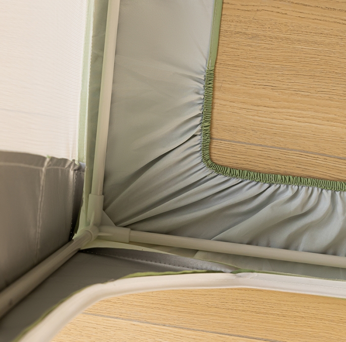 91家纺网 家纺一手货源 找家纺 青竹苑 2023新款强遮光涂银公主风学生蚊帐 萌小兔