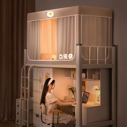 91家纺网 家纺一手货源 找家纺 （总）青竹苑 2023新款强遮光涂银学生蚊帐小卡通