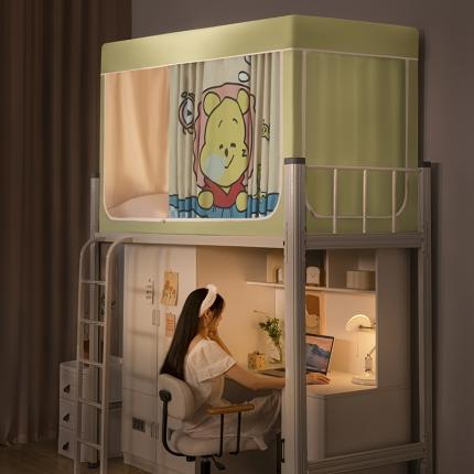 91家纺网 家纺一手货源 找家纺 （总）青竹苑 2023新款强遮光涂银坐床印花和纯色学生蚊帐