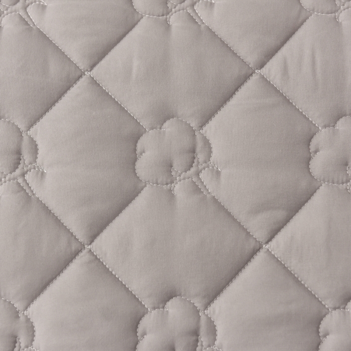 91家纺网 家纺一手货源 找家纺 A类新疆棉花填充夹棉床笠母婴级床笠单件纯色床罩保护罩套全包围 灰