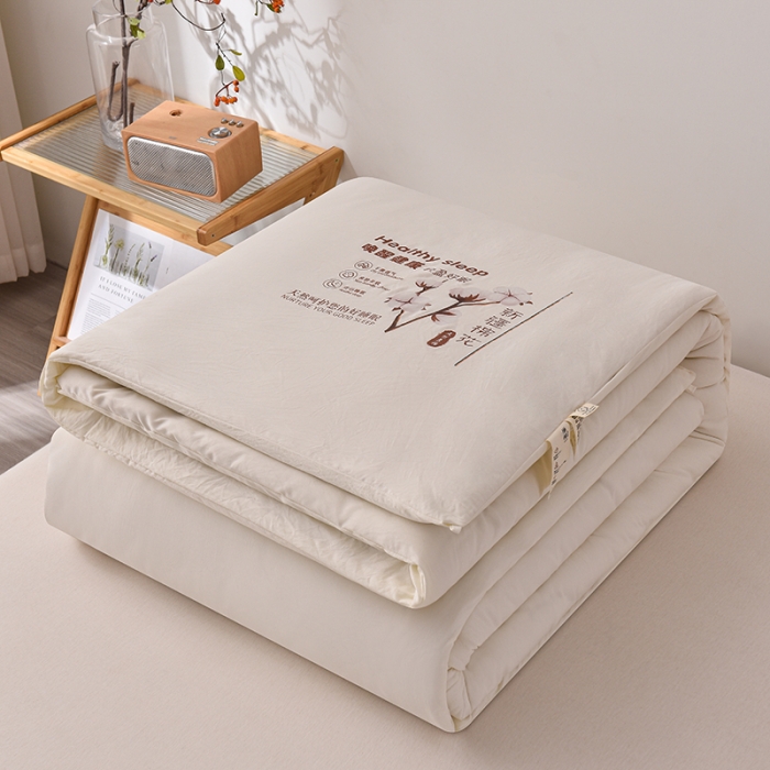 91家纺网 家纺一手货源 找家纺 总富威堡A类新疆棉花被子带皱水洗棉冬被被芯春秋被四季盖被单人双人