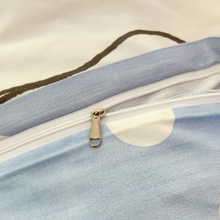 91家纺网 家纺一手货源 找家纺 金爱家 2023新款三丽鸥正版授权纯棉印花系列四件套 棉三丽鸥-波点玉桂狗