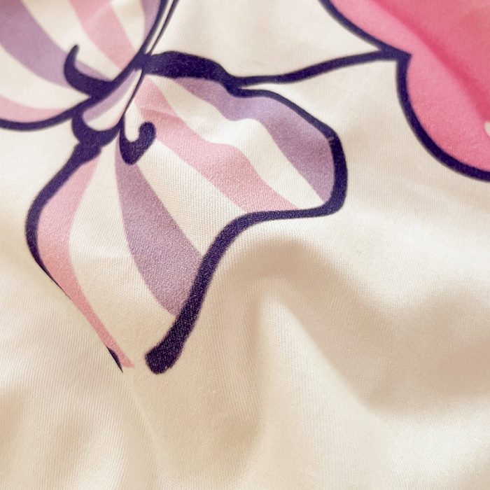 91家纺网 家纺一手货源 找家纺 金爱家 2023新款三丽鸥正版授权纯棉印花系列四件套 棉三丽鸥-樱桃美乐蒂