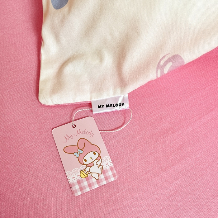 91家纺网 家纺一手货源 找家纺 金爱家 2023新款三丽鸥正版授权纯棉印花系列四件套 棉三丽鸥-樱桃美乐蒂