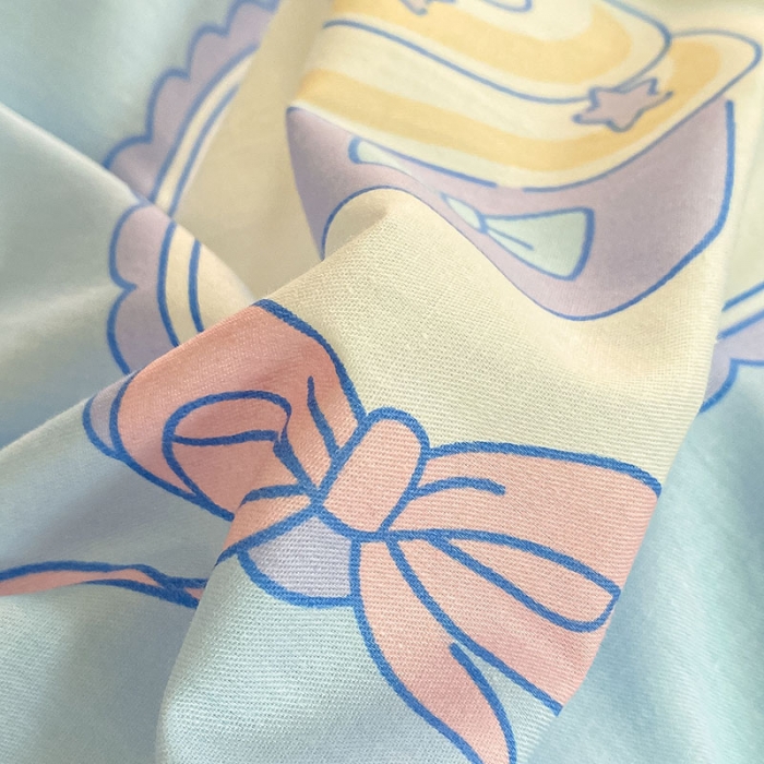 91家纺网 家纺一手货源 找家纺 金爱家 2023新款三丽鸥正版授权纯棉印花系列四件套 棉三丽鸥-玉桂狗