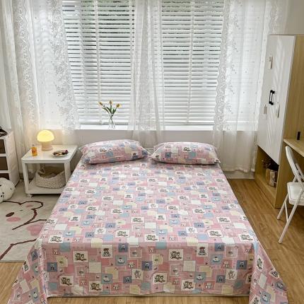 91家纺网 家纺一手货源 找家纺 （总）洋铭区 2023新款全棉单品床单