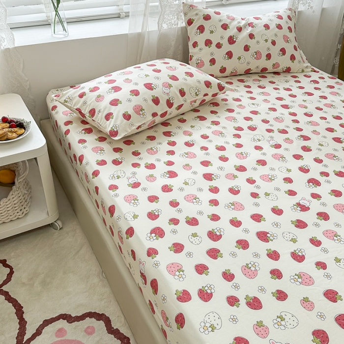 91家纺网 家纺一手货源 找家纺 （总）洋铭区 2023新款全棉单品床笠