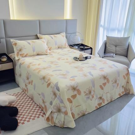 91家纺网 家纺一手货源 找家纺 （总）名优 2023新款全棉生态加厚磨毛四件套单品系列-床单款