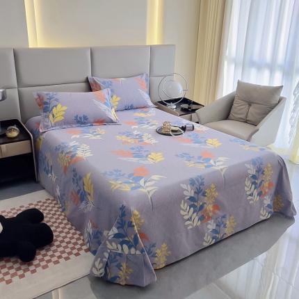 91家纺网 家纺一手货源 找家纺 （总）名优 2023新款全棉生态加厚磨毛四件套单品系列-床单款