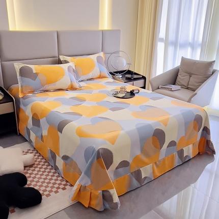 91家纺网 家纺一手货源 找家纺 （总）名优 2023新款全棉生态加厚磨毛四件套单品系列-床单款