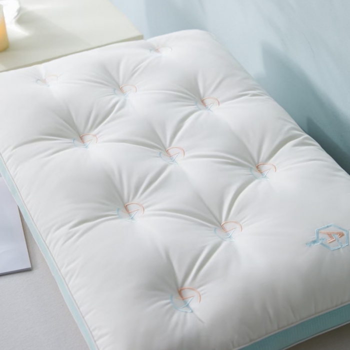 91家纺网 家纺一手货源 找家纺 （总）剑桥枕业 2023新款A类蜂窝低羽丝绒软枕矮枕芯枕10个起拿