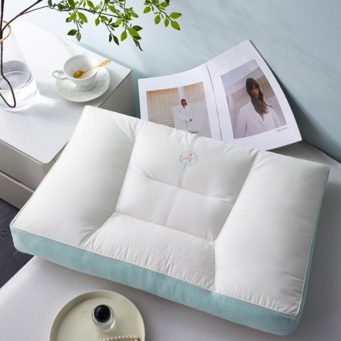 91家纺网 家纺一手货源 找家纺 （总）剑桥枕业 2023新款A类高枕羽丝绒定型枕10个起拿