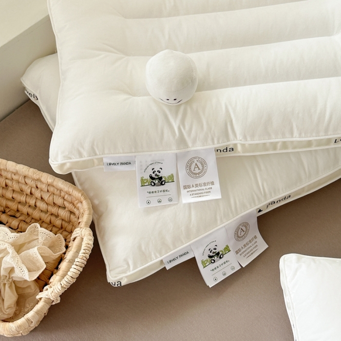 91家纺网 家纺一手货源 找家纺 （总）伟邦枕芯 2023新款熊猫亲子护颈枕